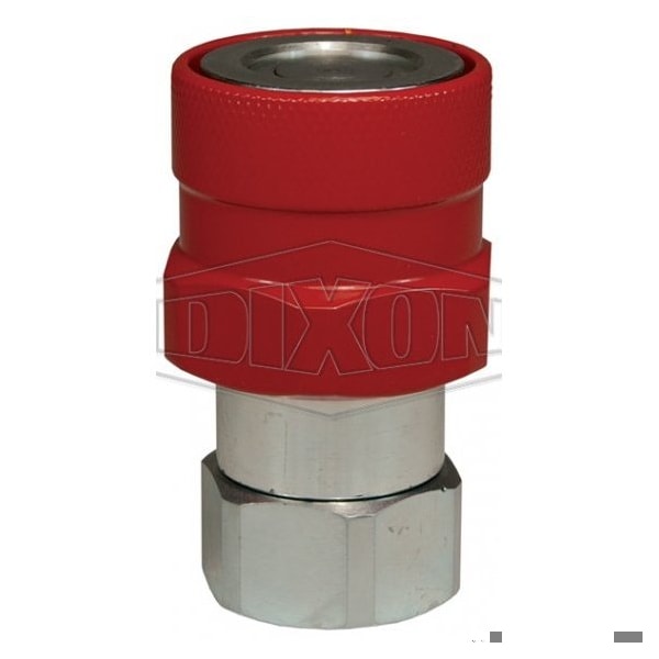 Dixon DQC VEP-BOP Blowout Preventer Safety Female Coupler, 1-1/2-11-1/2 Nominal, Female NPTF, Steel 12VEPF12-BOP - main